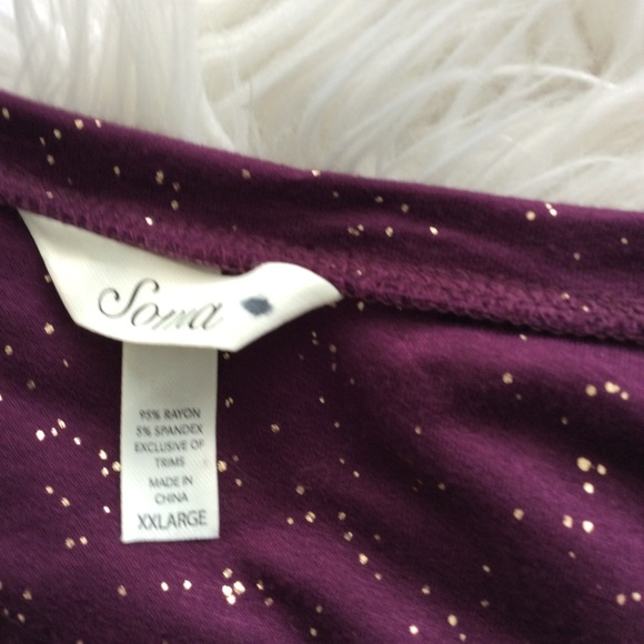NWOT Soma Intimates Luxe Pajama Top - Picture 5 of 7